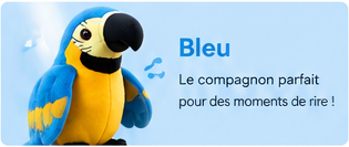 Perroquet en Peluche Interactif – Répète les Voix, Parle et Bat des Ailes
