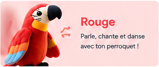 Perroquet en Peluche Interactif – Répète les Voix, Parle et Bat des Ailes